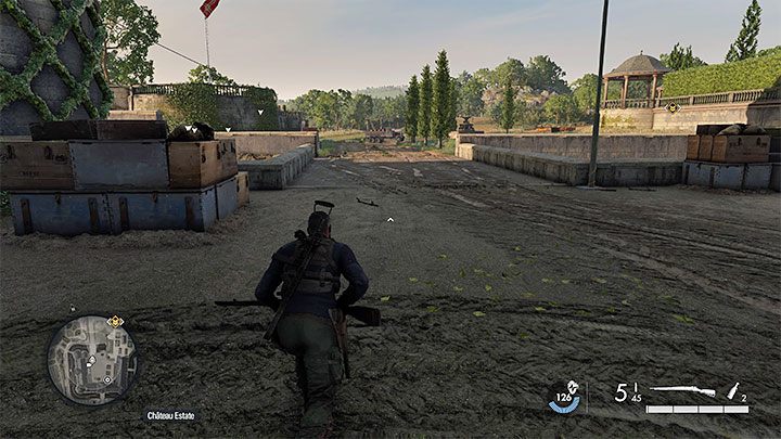 Strefa ewakuacji znajduje się na tyłach chateau - Sniper Elite 5: Ewakuacja (misja 2) - solucja, opis przejścia - Sniper Elite 5 - poradnik do gry