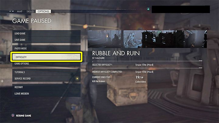 W grze poziom trudności po raz pierwszy ustawia się w momencie rozpoczynania nowej kampanii - Sniper Elite 5: Wybór poziomu trudności - Sniper Elite 5 - poradnik do gry