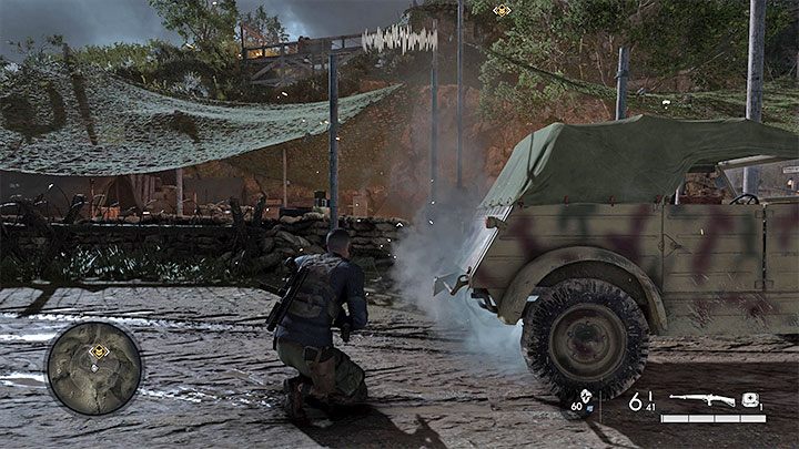 Ważną mechaniką Sniper Elite 5 jest strefa hałasu - wrogowie znajdujący się w niej mogą usłyszeć wystrzał lub inny hałas (np - Sniper Elite 5: Porady na start - lista - Sniper Elite 5 - poradnik do gry