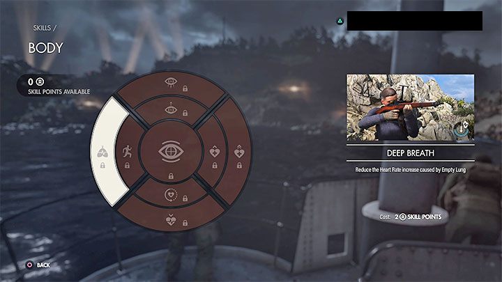 Głęboki wdech (Deep Breath) - koszt: 2 punkty umiejętności - Sniper Elite 5: Najlepsze umiejętności - lista - Sniper Elite 5 - poradnik do gry