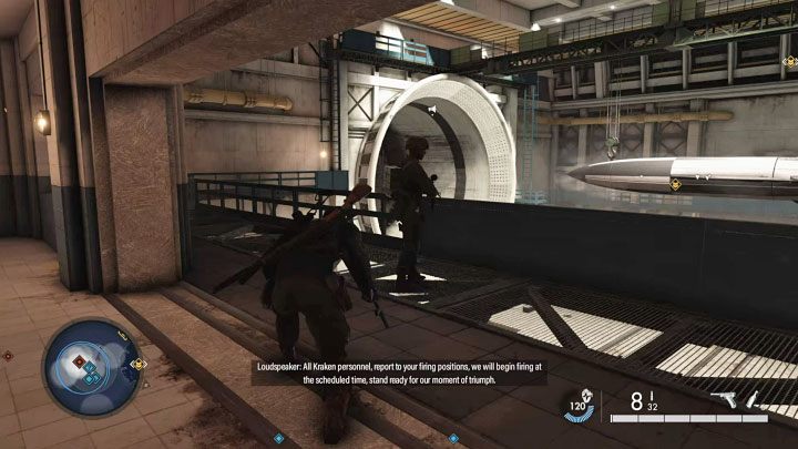 Korzystajcie z kolejnych schodów po to żeby docelowo dotrzeć na najwyższy dostępny poziom - Sniper Elite 5: Cel z listy misji 7, Christian Jungers - solucja, opis przejścia - Sniper Elite 5 - poradnik do gry