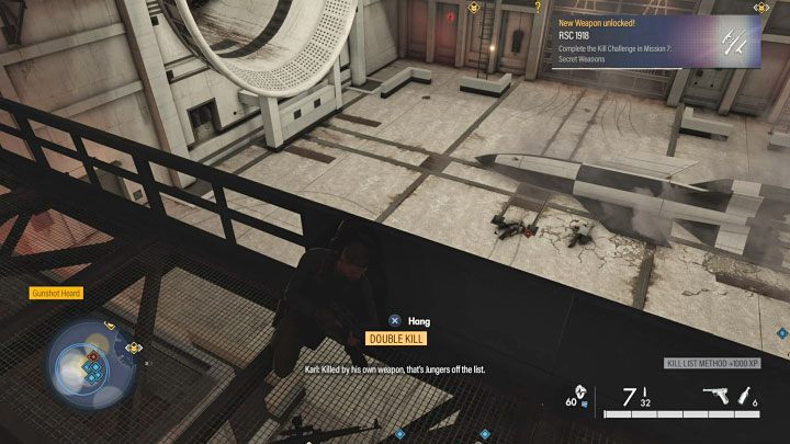 W celu sfinalizowania zabójstwa musicie wycelować w hak z obrazka 1 - Sniper Elite 5: Cel z listy misji 7, Christian Jungers - solucja, opis przejścia - Sniper Elite 5 - poradnik do gry