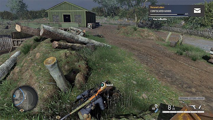 Typ znajdźki: Prywatny list - Sniper Elite 5: Sekrety i znajdźki misji 5 (Festung Guernsey) - Sniper Elite 5 - poradnik do gry