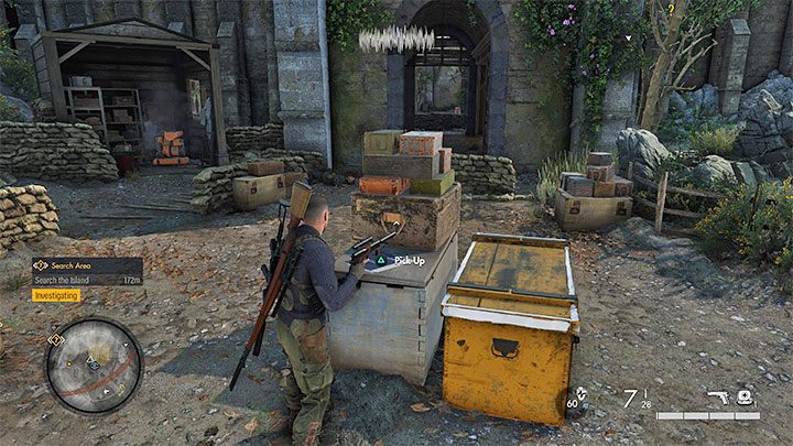 Drugi wariant zakłada pozyskanie paczki Richtera, która ma mu zostać dostarczona - Sniper Elite 5: Infiltracja wyspy i ustalenie miejsca spotkania (misja 3) - solucja, opis przejścia - Sniper Elite 5 - poradnik do gry