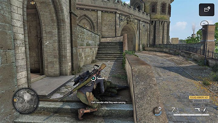 Proponujemy zbliżyć się do celu misji ze wschodu - Sniper Elite 5: Podsłuchanie spotkania i zdobycie danych o Krakenie (misja 3) - solucja, opis przejścia - Sniper Elite 5 - poradnik do gry