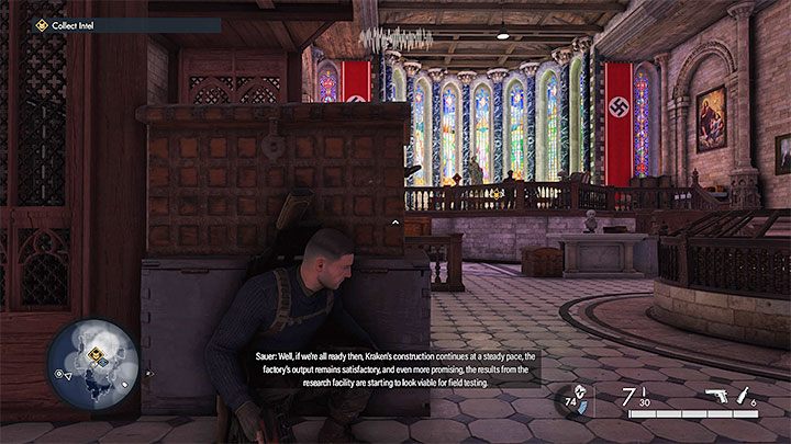 Ważnym elementem eliminacji Richtera jest to, że powinniście unikać alarmowania wrogów w drodze do celu z listy - Sniper Elite 5: Cel z listy misji 3, Fabian Richter - solucja, opis przejścia - Sniper Elite 5 - poradnik do gry