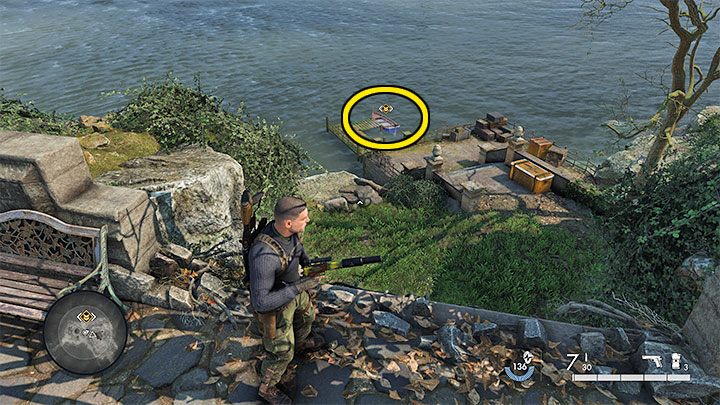 Docelowo musicie wyruszyć w stronę wyspy wysuniętej najbardziej na północ - zejdźcie na plażę i przejdźcie po płytkiej wodzie - Sniper Elite 5: Ewakuacja (misja 3) - solucja, opis przejścia - Sniper Elite 5 - poradnik do gry