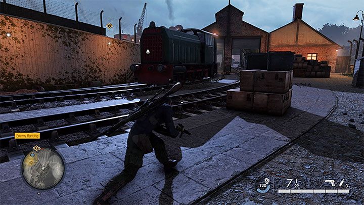 Okolica ta może stać się alternatywnym miejscem startu i możecie tu też dotrzeć jeśli wybraliście wcześniej boczną ścieżkę - Sniper Elite 5: Mapa misji 4 (Wojenna fabryka) oraz opis lokacji - Sniper Elite 5 - poradnik do gry