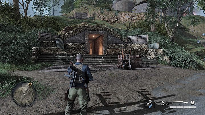 Skorzystanie z tunelu jest alternatywnym sposobem zbliżenia się do radaru, czyli wspomnianego wcześniej jednego z głównych celów misji - Sniper Elite 5: Mapa misji 1 (Wał atlantycki) oraz opis lokacji - Sniper Elite 5 - poradnik do gry