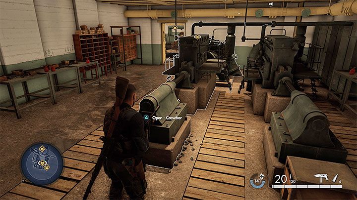 Wariant C zakłada sabotowanie maszynowni (Engine Room) - Sniper Elite 5: Zneutralizowanie baterii Mirus (misja 5) - solucja, opis przejścia - Sniper Elite 5 - poradnik do gry