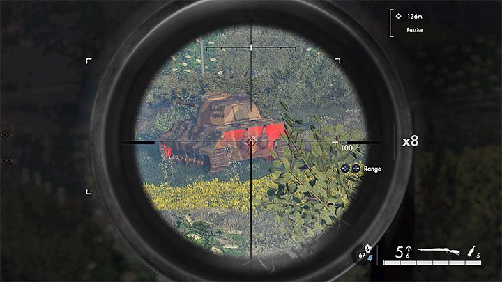 Utrudnieniem przy zaliczaniu tego celu misji może być czołg patrolujący okolicę wokół w pobliżu dwóch dział AA - Sniper Elite 5: Poboczne zadania w misji 6 - solucja, opis przejścia - Sniper Elite 5 - poradnik do gry