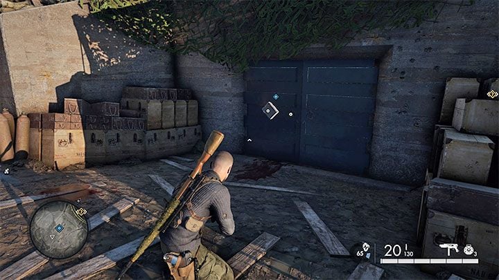W trakcie badania okopów sprawdzajcie wskazania radaru, bo łatwo jest nagle wpaść na jakiegoś przeciwnika i rozpocząć niechcianą walkę - Sniper Elite 5: Poboczne zadania w misji 6 - solucja, opis przejścia - Sniper Elite 5 - poradnik do gry