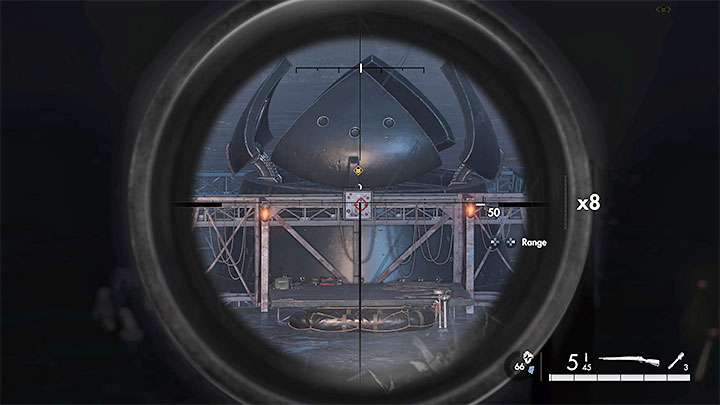 Wasze główne zadanie to oddanie strzału do kapsuły znajdującej się na jeziorze - cel pokazuje dołączony obrazek - Sniper Elite 5: Sabotolowanie instalacji rakiet V2 (misja 7) - solucja, opis przejścia - Sniper Elite 5 - poradnik do gry