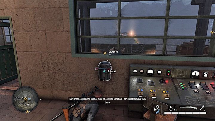 Po udanym uszkodzeniu kapsuły otrzymacie zaktualizowany cel wystrzelenia rakiety V2 - Sniper Elite 5: Sabotolowanie instalacji rakiet V2 (misja 7) - solucja, opis przejścia - Sniper Elite 5 - poradnik do gry