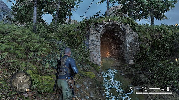 Alternatywny sposób zakłada zbadanie obszaru pod wschodnimi murami zamku - Sniper Elite 5: Poboczne zadania w misji 7 - solucja, opis przejścia - Sniper Elite 5 - poradnik do gry