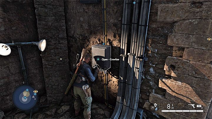 Poszukiwany generator jest na parterze wieży - Sniper Elite 5: Poboczne zadania w misji 7 - solucja, opis przejścia - Sniper Elite 5 - poradnik do gry