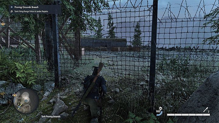 W trzech różnych miejscach na mapie możecie uszkodzić płot z pomocą obcęgów - Sniper Elite 5: Mapa misji 7 (Tajne bronie) oraz opis lokacji - Sniper Elite 5 - poradnik do gry