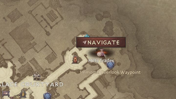 Legendarny Emblemat możecie nabyć odpłatnie za Wieczne Kule, ale także i darmowo (niestety tylko raz w miesiącu) u Handlarza Rękojeściami, za 1600 Rękojeści - Diablo Immortal: Pradawna szczelina (Elder Rift) - Diablo Immortal - poradnik do gry