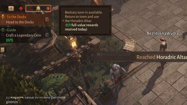 Po zebraniu 10 sztuk Potwornej esencji, możecie skorzystać z Bestiariusza i uzupełnić jedną stronę oraz odebrać nagrodę - Diablo Immortal: Bestiariusz (Bestiary) - Diablo Immortal - poradnik do gry