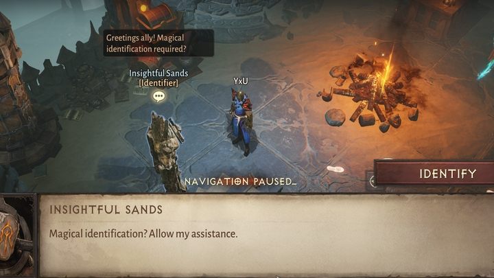 Na szczęście identyfikacja nie jest problemem - może zostać wykonana bezpłatnie w dowolnej osadzie lub w mieście u konkretnej osoby - $(Identifier) - Diablo Immortal: Przedmioty - jak identyfikować? - Diablo Immortal - poradnik do gry