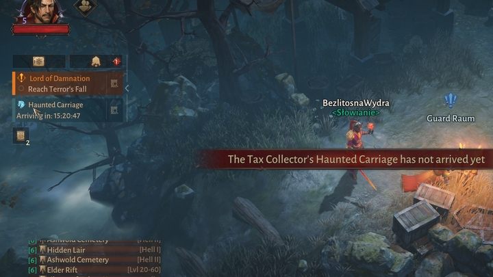 Poborca Podatkowy to boss związany z wydarzeniem czasowym na Cmentarzu Popielnych - Diablo Immortal: Poborca podatkowy (Nawiedzona Karoca) - boss, jak pokonać? - Diablo Immortal - poradnik do gry