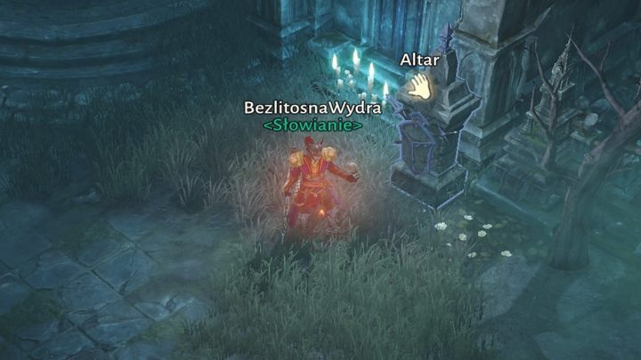 Na mapie zaznaczono kapliczki, które również powiązane są z pobocznymi zadaniami Eksploracji - Diablo Immortal: Cmentarz Popielnych (Ashwold Cemetery)- mapa lokacji - Diablo Immortal - poradnik do gry