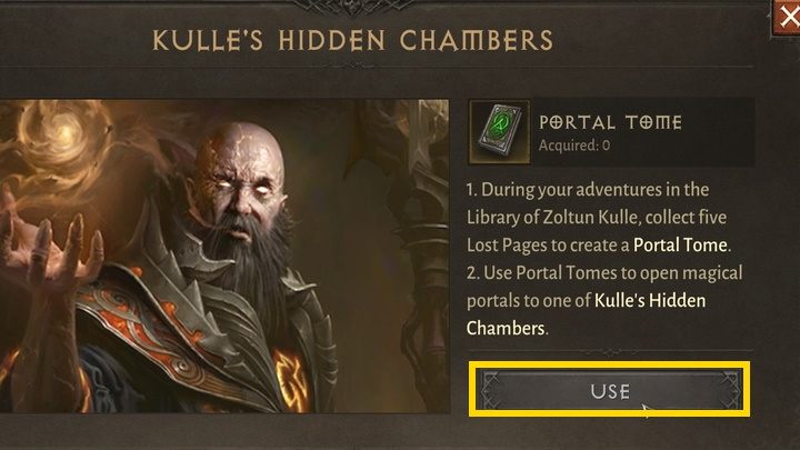 Trafiacie do losowej komnaty, po aktywacji portalu (poprzez kliknięcie na ikonę wydarzenia z panelu misji i wybraniu przycisku widocznego w opisie zadania) - Diablo Immortal: Piaskowy Golem i Hydra (Ukryte Komnaty Kullea) - boss, jak pokonać? - Diablo Immortal - poradnik do gry
