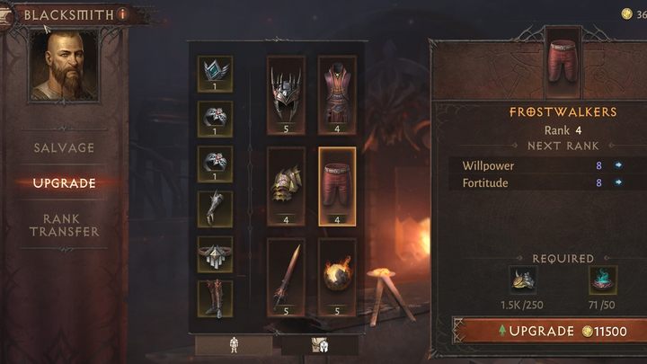 Nieco inaczej sprawa ma się w przypadku przedmiotów dodatkowych: pasów, amuletów i pierścieni - Diablo Immortal: Crafting i ulepszanie wyposażenia - Diablo Immortal - poradnik do gry