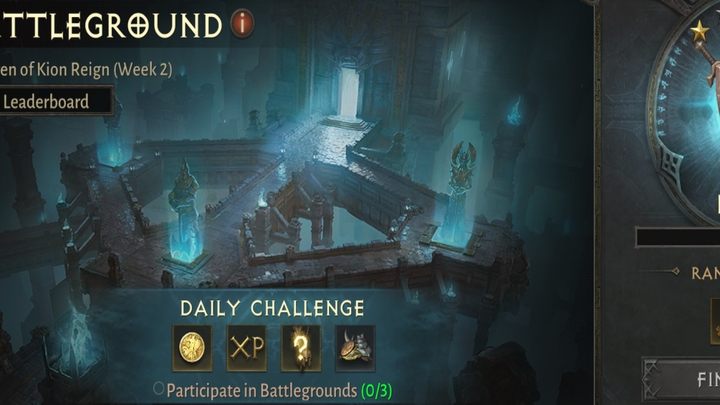 W trakcie trwania sezonu możecie brać udział w Polach bitew (tylko w wyznaczonych godzinach - Diablo Immortal: Dzienna rutyna (Daily Routine) - Diablo Immortal - poradnik do gry