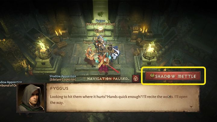 Po ukończeniu Ścieżki Krwi odszukajcie Fyggusa i porozmawiajcie z nim, aby otrzymać kolejne zadanie - Diablo Immortal: Loteria cieni (Shadow Lottery) - zasady, jak wygrać - Diablo Immortal - poradnik do gry