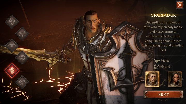 Krzyżowcy to święci, zakuci w płytową zbroję wojownicy, którzy zawsze dążą do walki ze złem - Diablo Immortal: Klasy postaci - Diablo Immortal - poradnik do gry