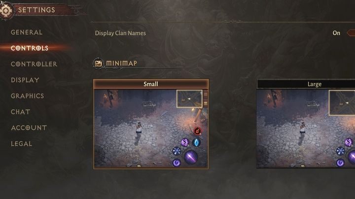 W opcjach gry macie możliwość zmiany rozmiaru minimapy na mniejszą bądź większą, w zależności od preferencji - Diablo Immortal: Porady na start - Diablo Immortal - poradnik do gry