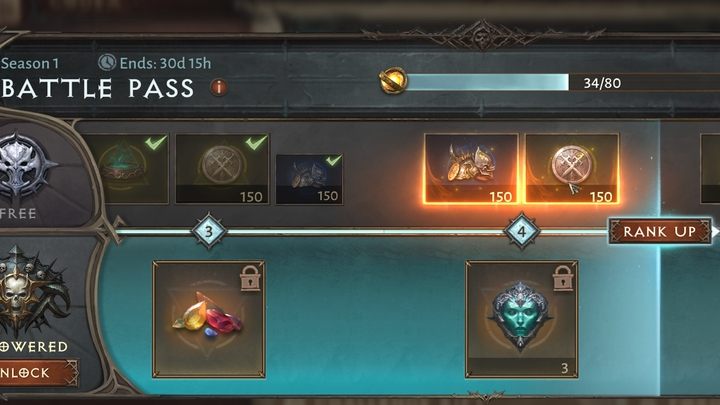 Aby odebrać nagrody, kliknijcie na świecące ikony. - Diablo Immortal: Kodeks i Karnet Bojowy (Battle Pass) - Diablo Immortal - poradnik do gry