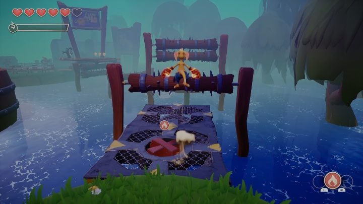 Podpalone rękawice niszczą zacienione przejścia, które wyglądają jakby były pokryte pajęczyną - Kangurek Kao: Umiejętności specjalne - sposób używania - Kangurek Kao - poradnik do gry