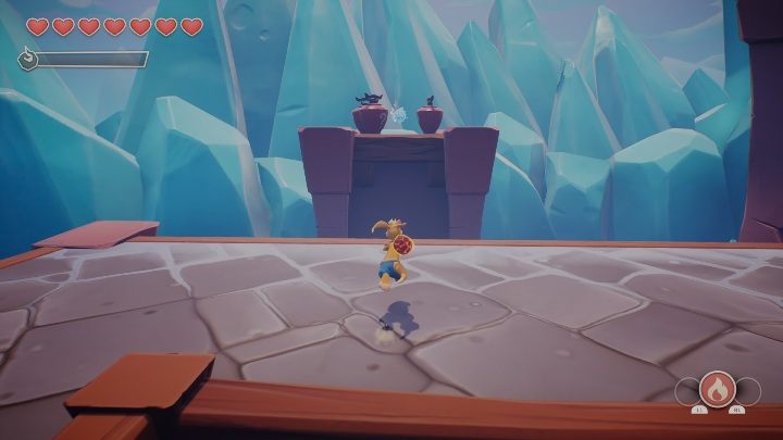 Na trzeciej mapie traficie na lokację, na której otrzymacie moc zamrażania - Kangurek Kao: Umiejętności specjalne - sposób używania - Kangurek Kao - poradnik do gry