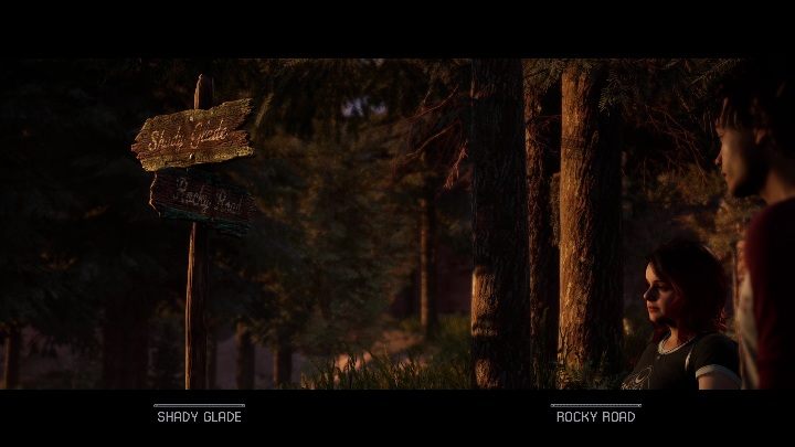 Nick idzie z Abigail po drewno do ogniska - The Quarry: Rozdział 2 - solucja, opis przejścia - The Quarry - poradnik do gry