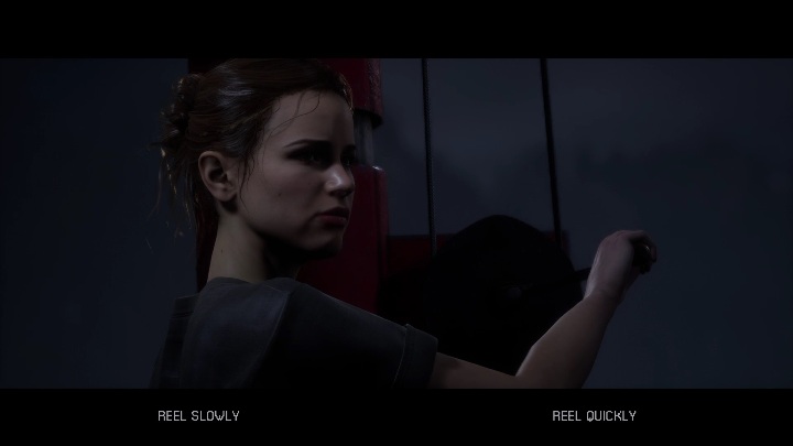 Jeśli chcecie uratować Emmie życie musicie wybrać opcję powolnego wciągania liny, a następnie dobrze wykonać QTE - The Quarry: Rozdział 4 - solucja, opis przejścia - The Quarry - poradnik do gry