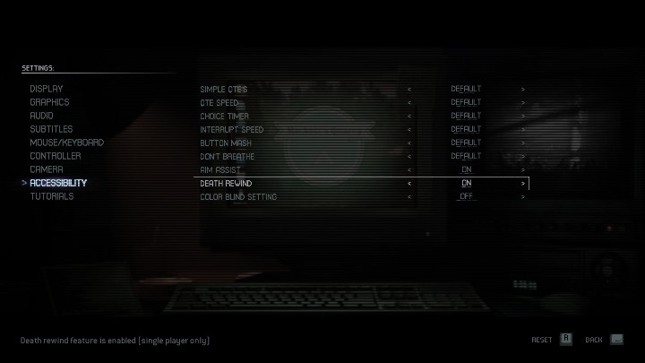 Po wejściu w ustawienia gry wybierzcie sekcję dostępność - The Quarry: Uratowanie martwej postaci - czy jest możliwe? - The Quarry - poradnik do gry