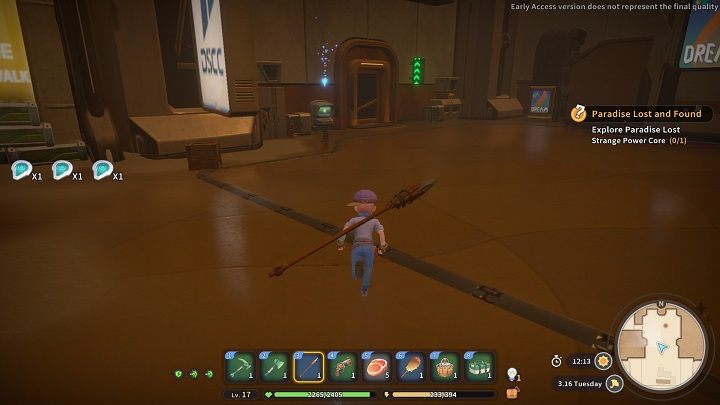 Udajcie się na północ i użyjcie wszystkich Blue Mall Key na czytniku - My Time at Sandrock: Paradise Lost and Found - solucja, opis przejścia - My Time at Sandrock - poradnik do gry