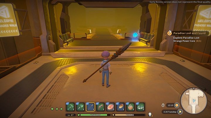 Skorzystajcie z punktu leczącego i skierujcie się przed siebie - My Time at Sandrock: Paradise Lost and Found - solucja, opis przejścia - My Time at Sandrock - poradnik do gry