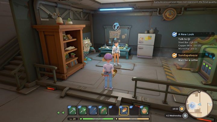 Qi zapewne rezyduje w Research Center zaraz obok Museum - My Time at Sandrock: Excavating the Sky - solucja, opis przejścia - My Time at Sandrock - poradnik do gry