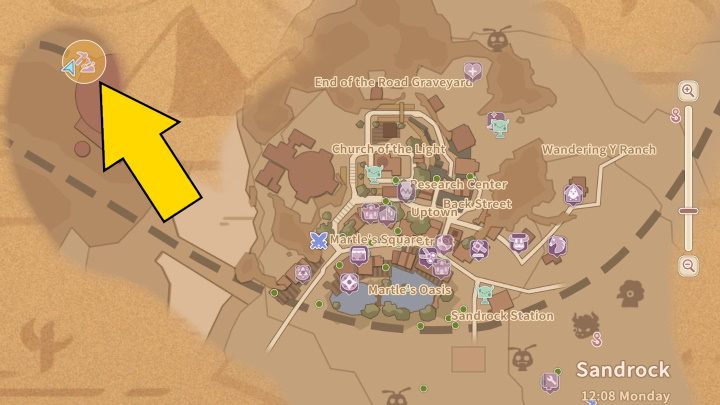 Udajcie się do Gecko Station Ruins w zachodniej części mapy - My Time at Sandrock: A Window to the Cosmos - solucja, opis przejścia - My Time at Sandrock - poradnik do gry