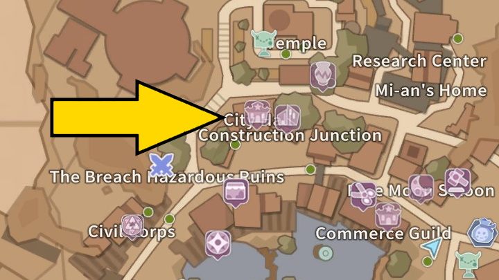 Gdy rozpocznie się wydarzenie, musicie udać się przed budynek City Hall, gdzie rozpocznie się zabawa - My Time at Sandrock: Kalendarz i wydarzenia - My Time at Sandrock - poradnik do gry