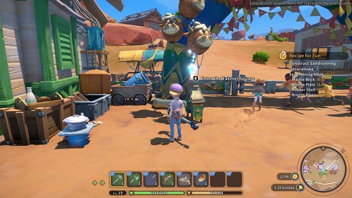 Ostatniego dnia jesieni ma miejsce specjalna zabawa, w której główną rolę odgrywają Yakmele - My Time at Sandrock: Kalendarz i wydarzenia - My Time at Sandrock - poradnik do gry