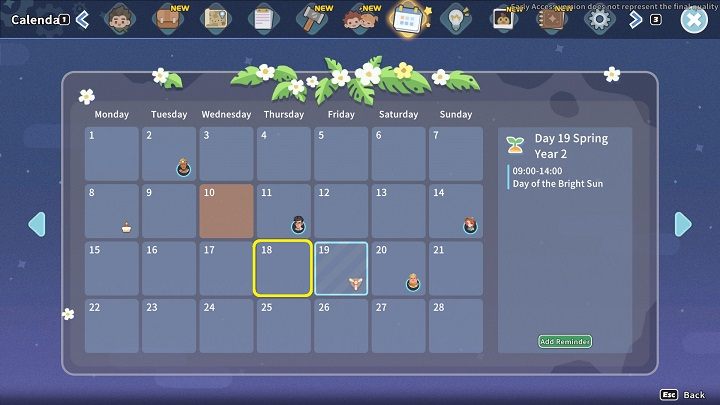 Zadanie aktywuje się automatycznie 18 dnia wiosny, tuż przed wydarzeniem Day of the Bright Sun - My Time at Sandrock: Gift of the Bright Sun - opis przejścia, solucja - My Time at Sandrock - poradnik do gry