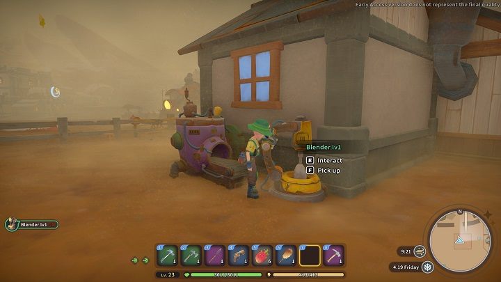 Za pomocą Blendera wytworzycie 3 rodzaje produktów - My Time at Sandrock: Blender - jak zbudować? - My Time at Sandrock - poradnik do gry