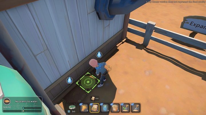 Następnie wybierzcie nasiona i pojedynczo zasadźcie w poletkach - My Time at Sandrock: The Grass is Greener - solucja, opis przejścia - My Time at Sandrock - poradnik do gry