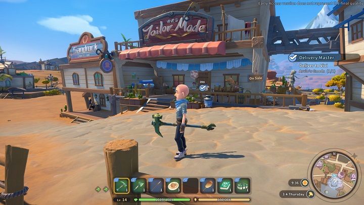 Vivi znajdziecie w sklepie Tailor Made, zaraz obok Commerce Guild - My Time at Sandrock: Delivery Master - solucja, opis przejścia - My Time at Sandrock - poradnik do gry