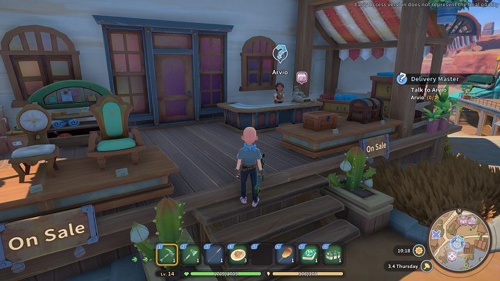 Wróćcie do Arvio i poinformujcie o wykonaniu zadania - My Time at Sandrock: Delivery Master - solucja, opis przejścia - My Time at Sandrock - poradnik do gry