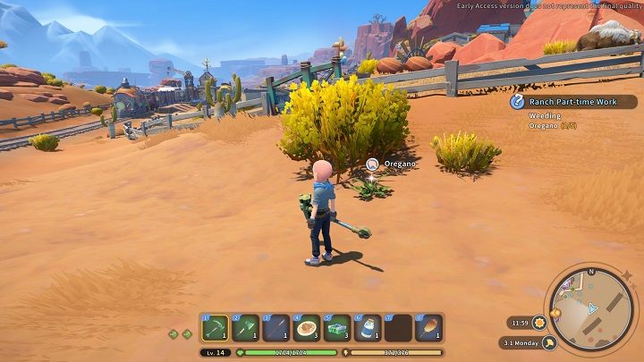 Cooper poprosi was o zebranie 5 sztuk Oregano - My Time at Sandrock: Ranch Part-time Work - solucja, opis przejścia - My Time at Sandrock - poradnik do gry